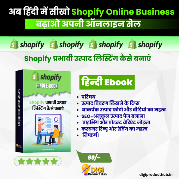 Shopify पर प्रभावी प्रोडक्ट लिस्टिंग