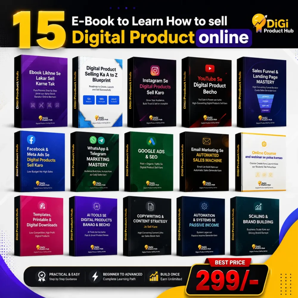Digital Product selling ebook bundle