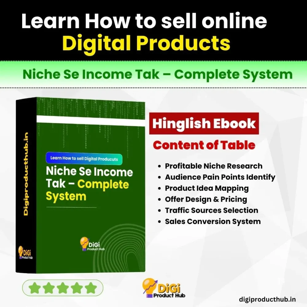 Digital Product Niche to Income – Complete System