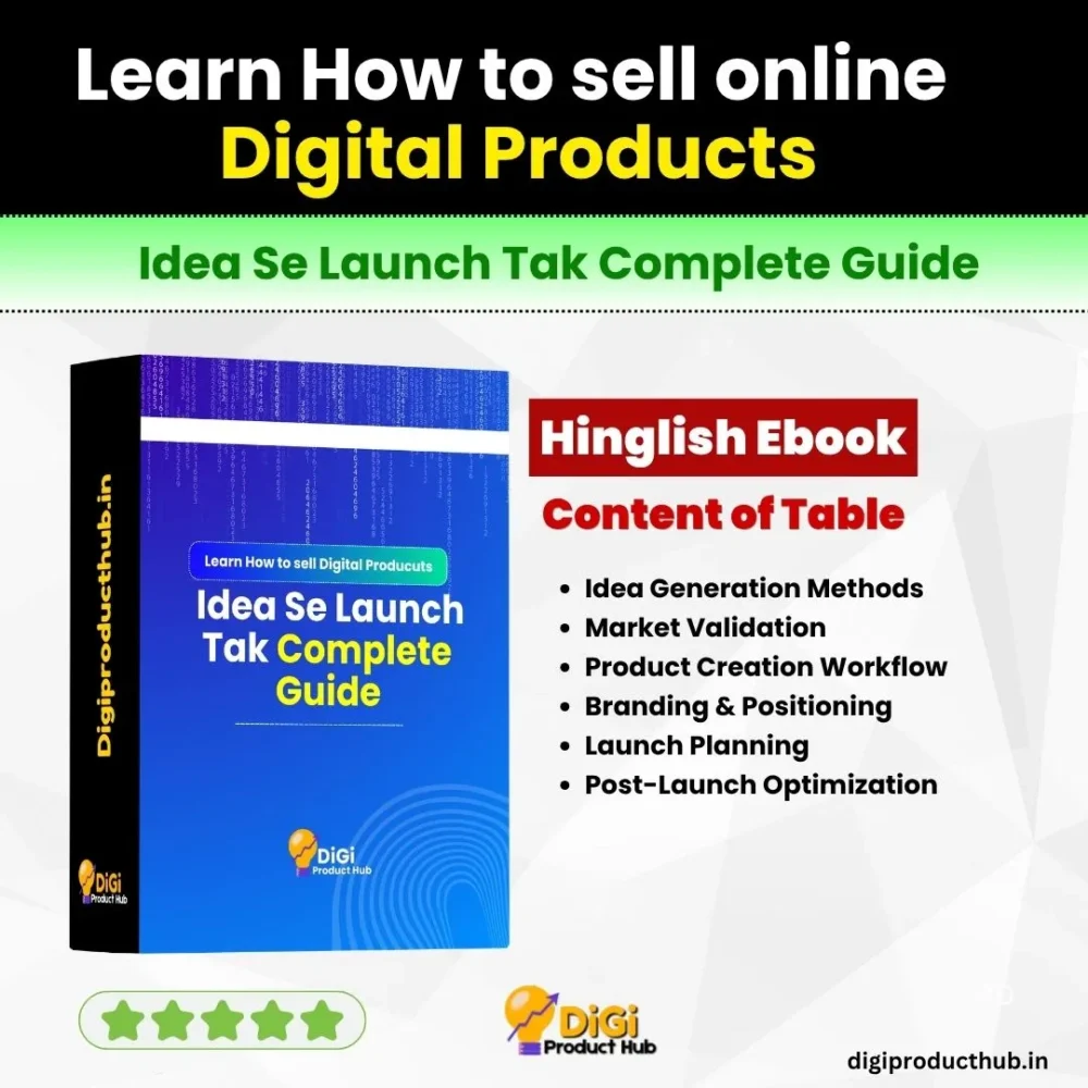 Digital Product Selling: Idea Se Launch Tak Complete Guide | Launch Your Digital Product Successfully