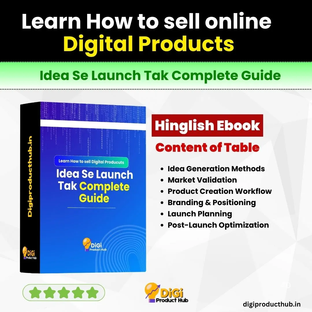 Digital Product Selling: Idea Se Launch Tak Complete Guide | Launch Your Digital Product Successfully