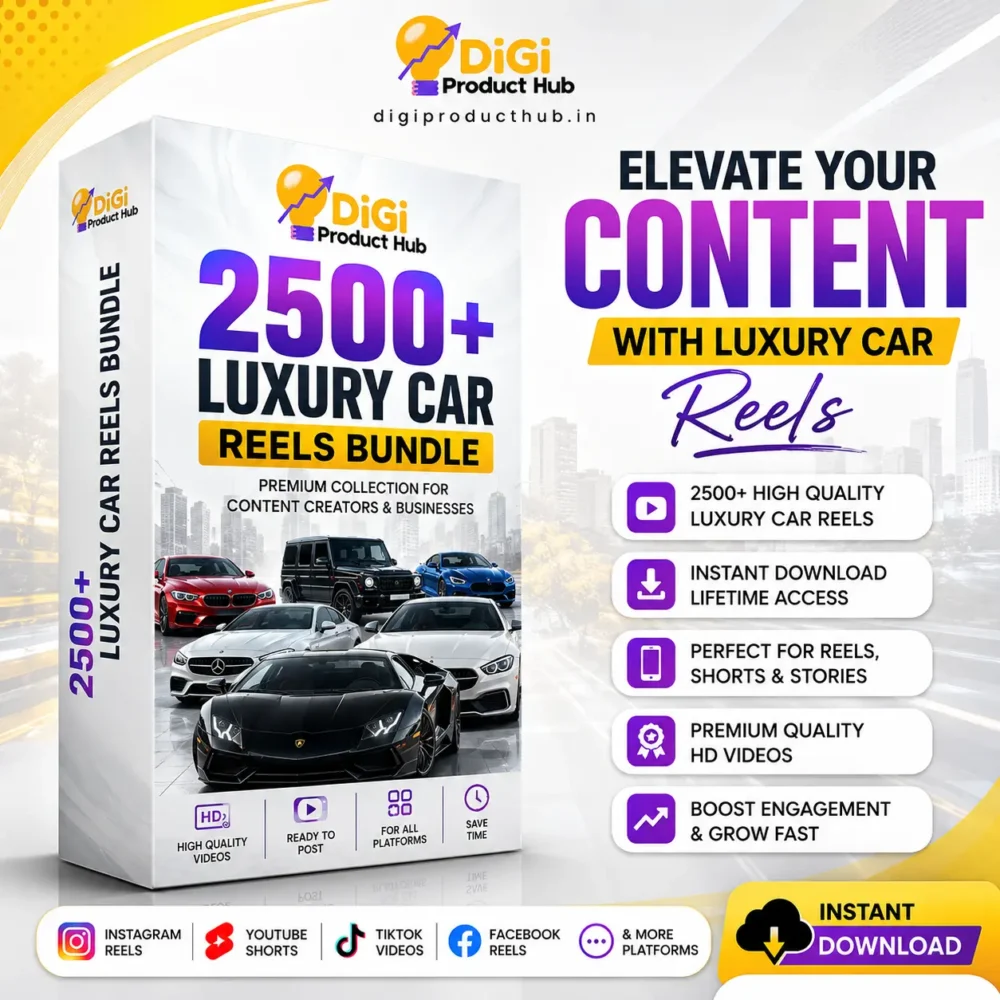 2500+ Luxury Car Reels Bundle