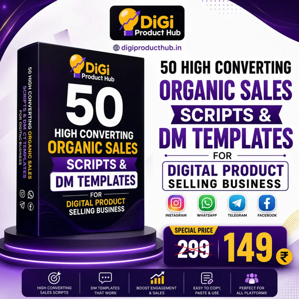 50 high converting organic sales scripts & dm templates
