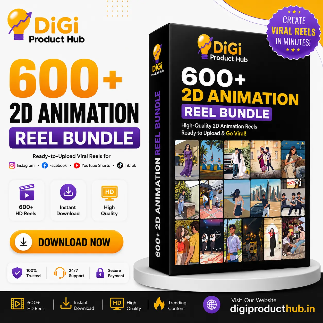 600+ 2d Animation Reel bundle (1)
