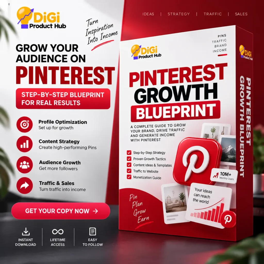 Pinterest Growth Blueprint | Grow Your Audience & Drive Traffic